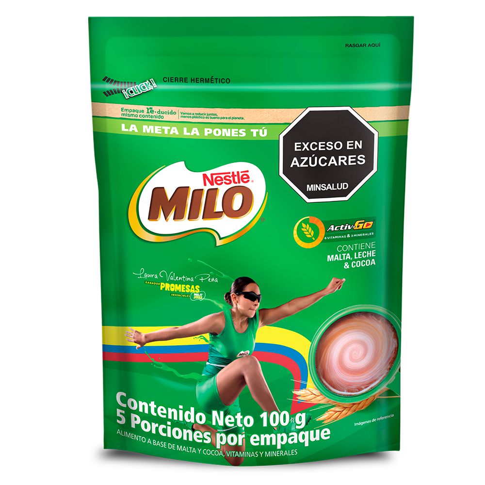Bebida achocolatada MILO activ go (100  gr) img #1