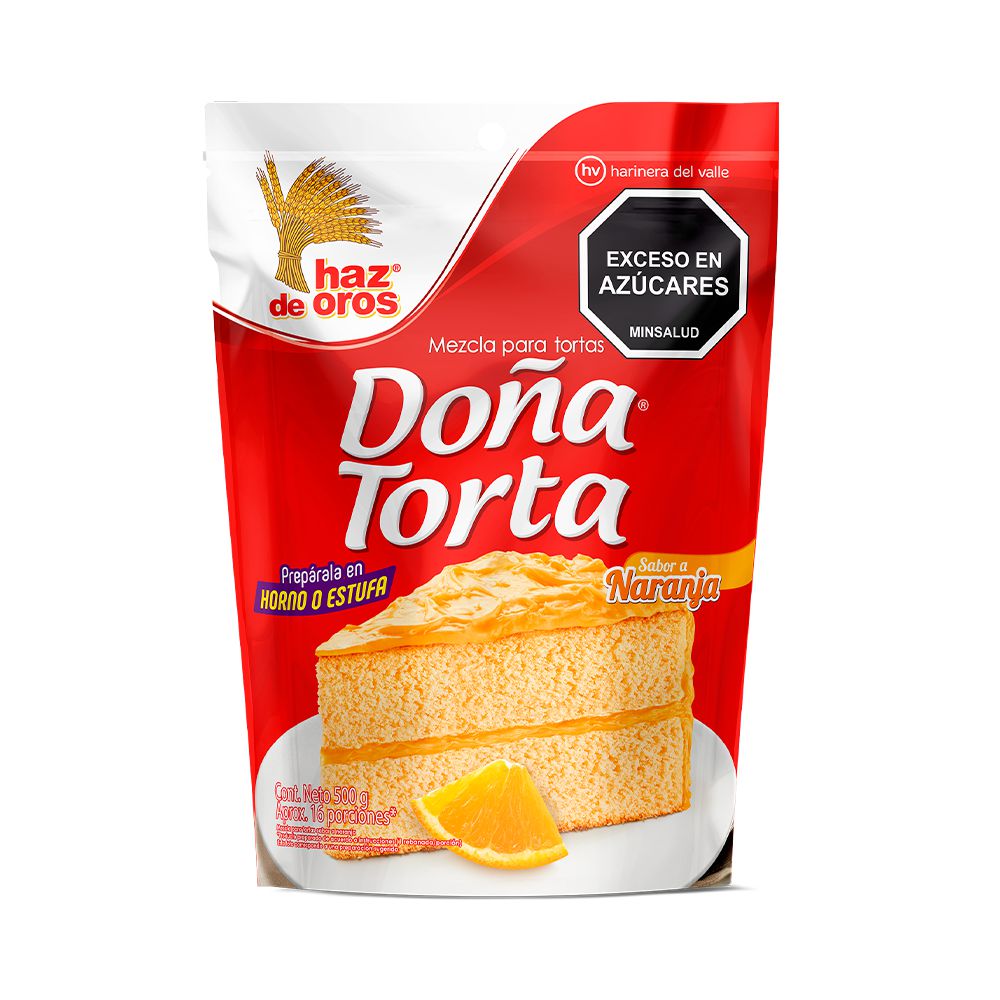 Mezcla en polvo DONA TORTA naranja (500  gr) img #2