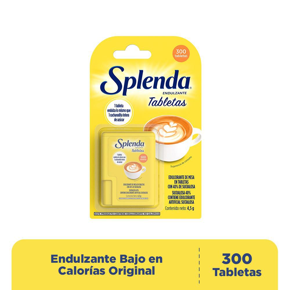 Endulzante SPLENDA 300 tabletas (4.5  gr) img #1