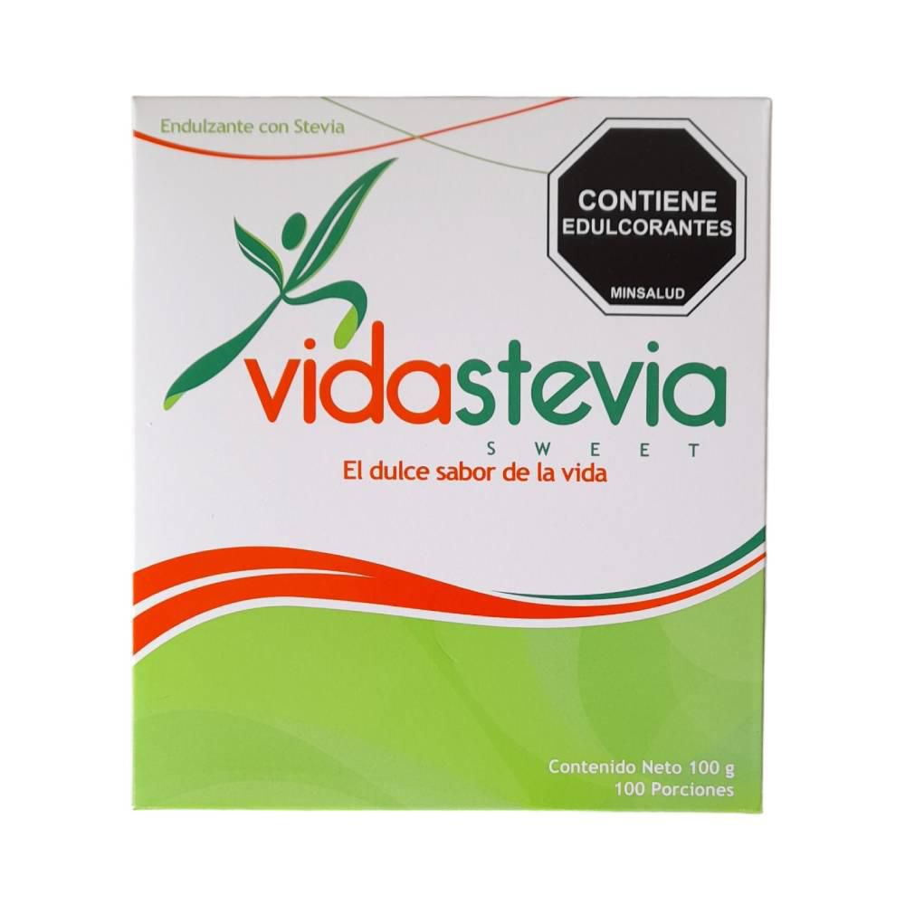Endulzante VIDA STEVIA stevia en sobres (100  gr) img #1