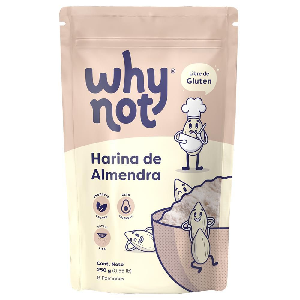 Harina WHY NOT de almendra (250  gr) img #1