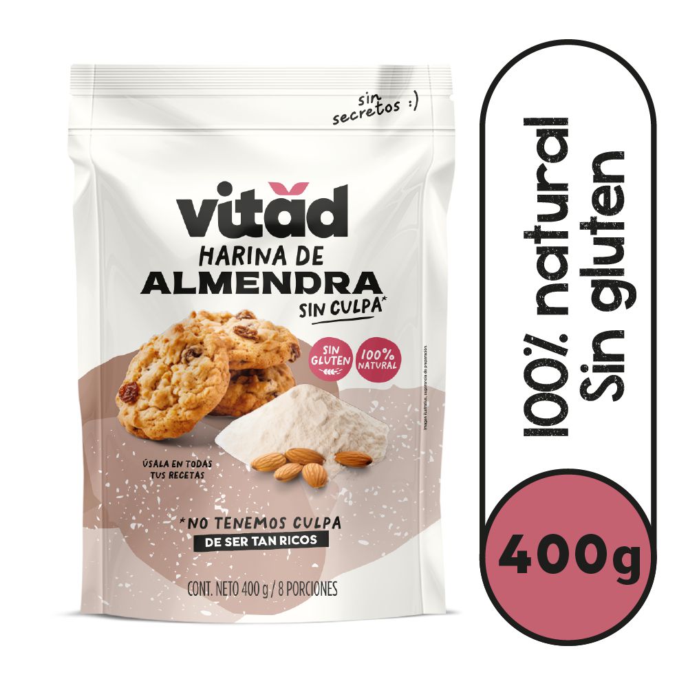Harina VITAD de almendra (400  gr) img #1