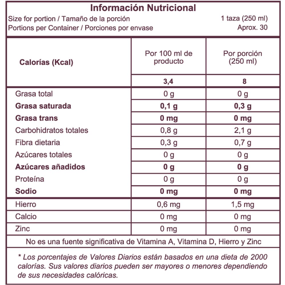 Leche PADAM mezcla dorada cúrcuma y especias (100  gr) img #3