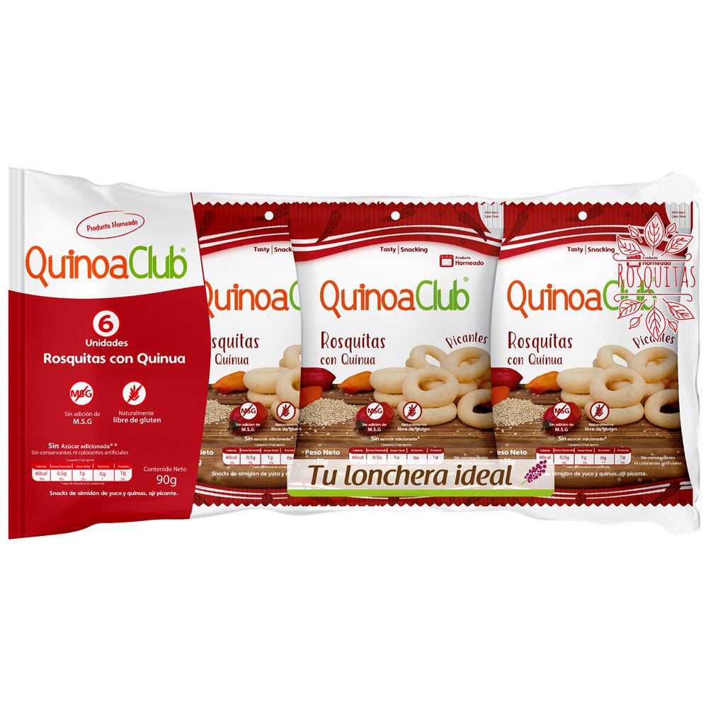 Rosquitas SEGALCO quinua club picantes (90  gr) img #1