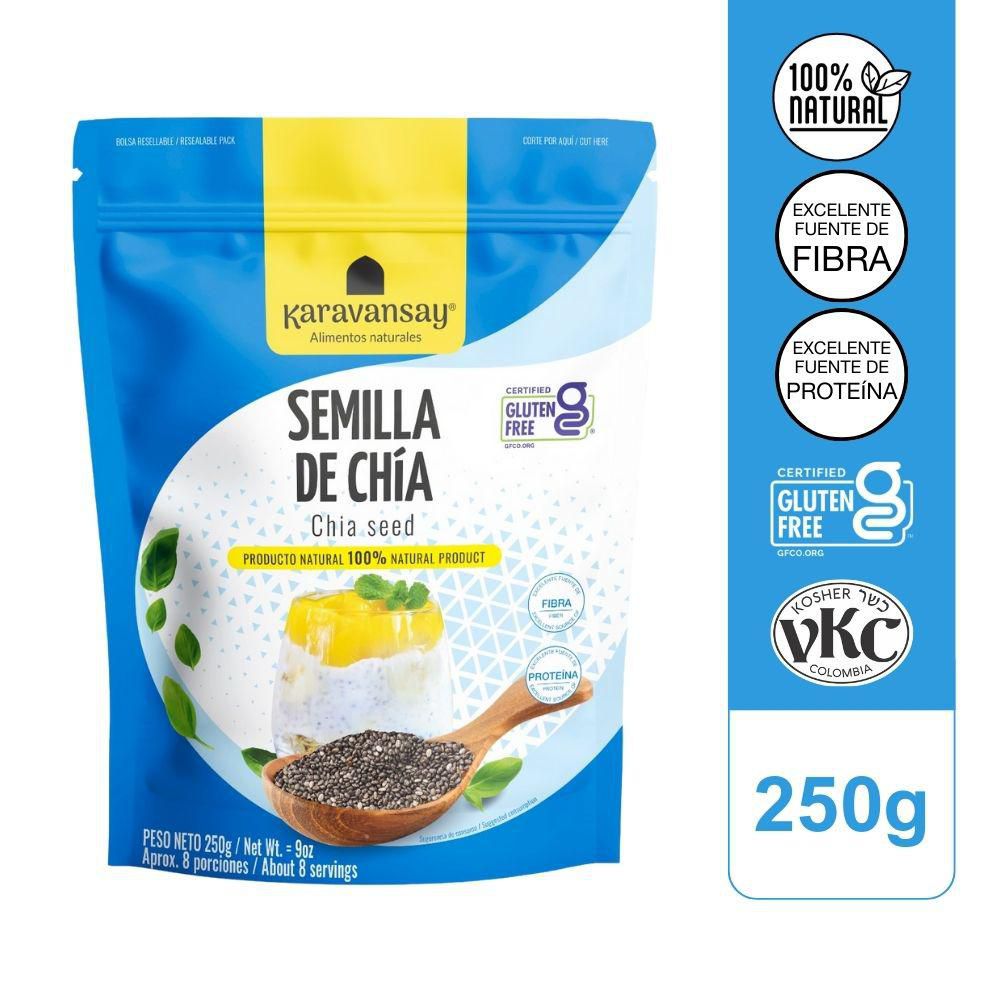 Semillas de chía Karavansay libre de gluten (250  gr) img #1
