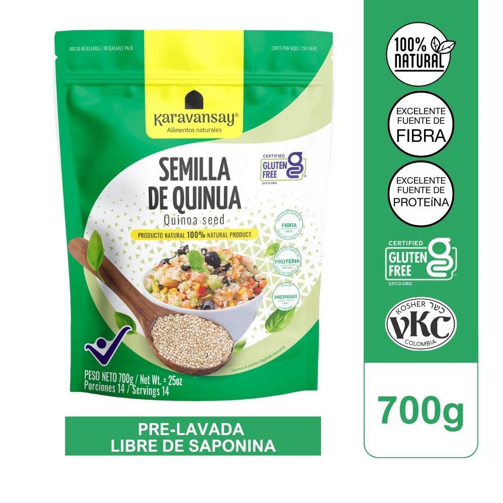Semillas de quinua Karavansay pre lavada (700  gr) img #1