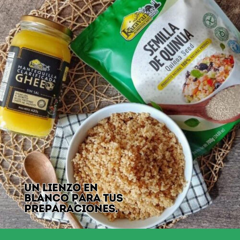 Semillas de quinua Karavansay pre lavada (700  gr) img #5