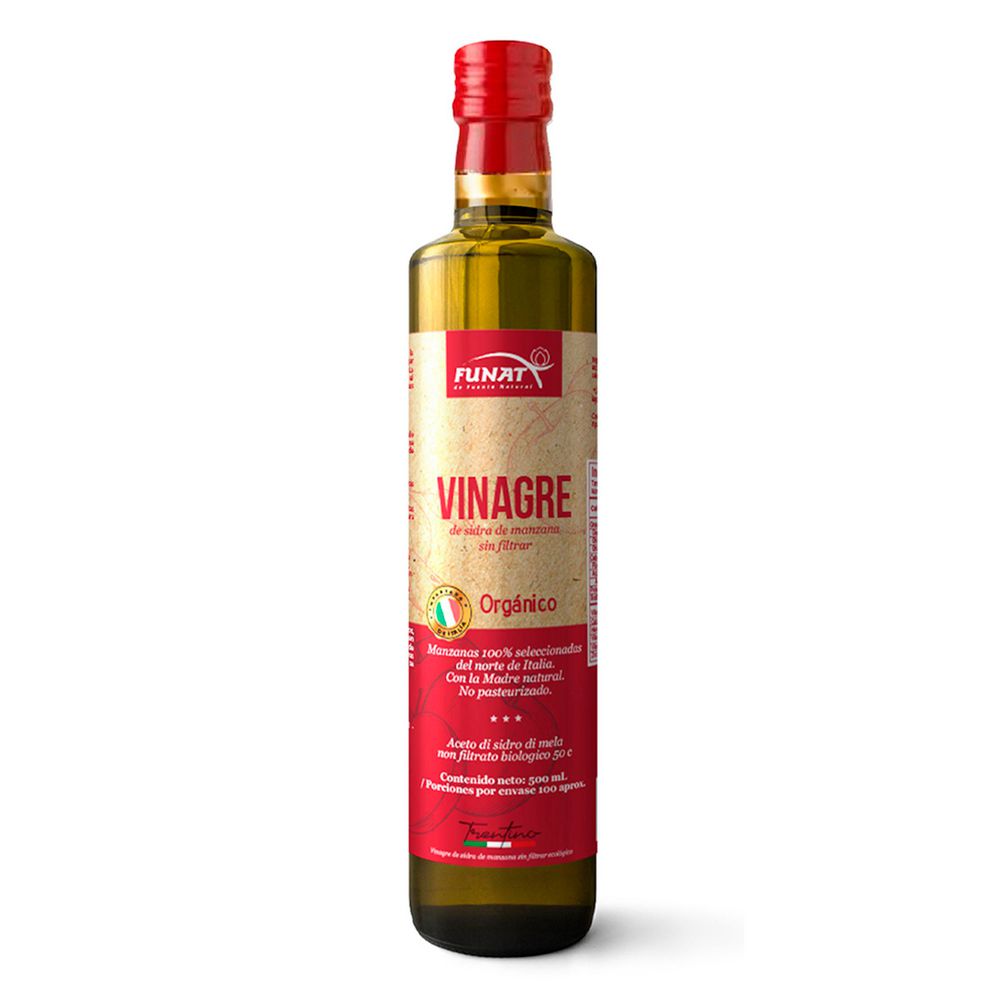 Vinagre de manzana FUNAT orgánico sidra manzana (500  ml) img #1