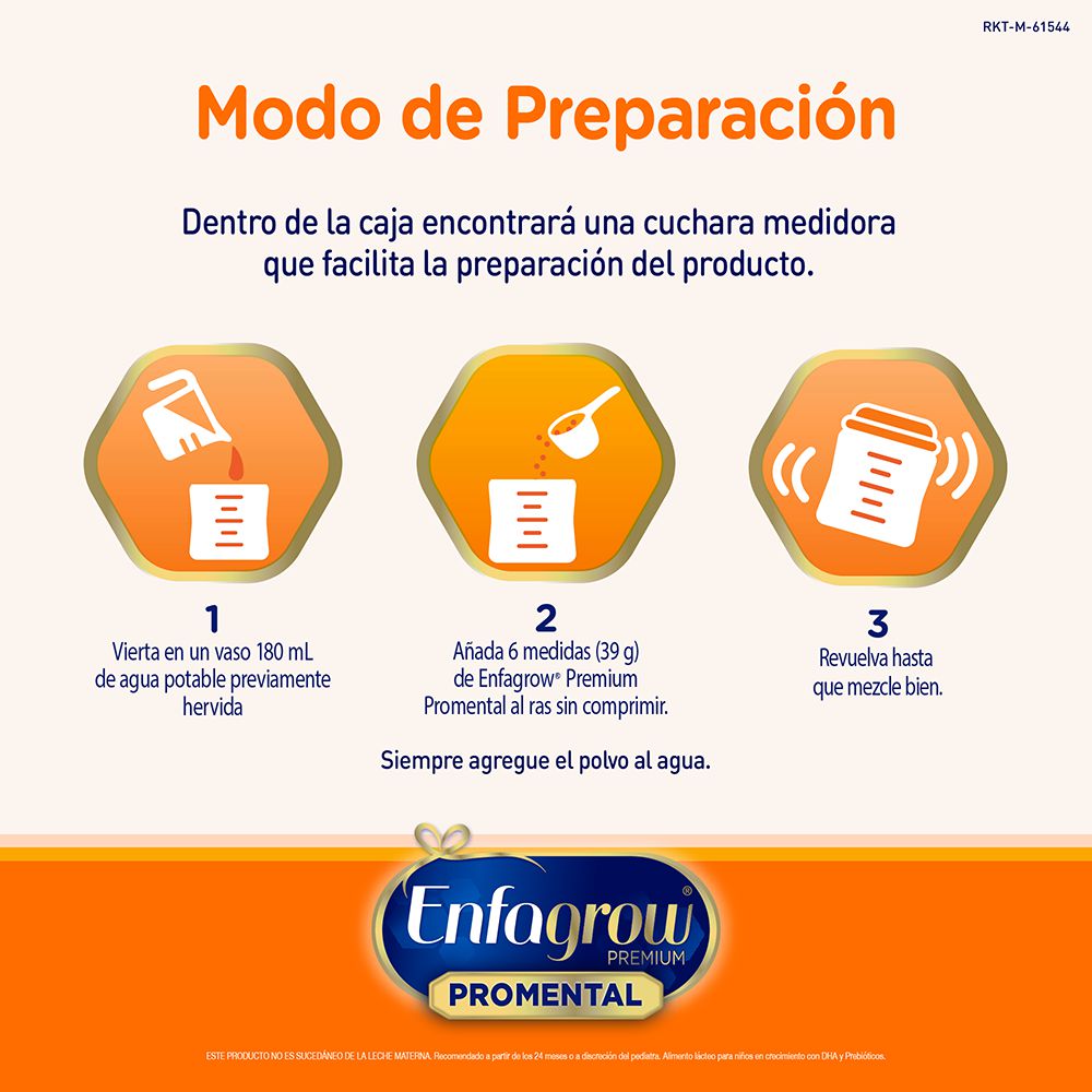 Formula infantil ENFAGROW alimento lácteo etapa 3 niños (375  gr) img #5