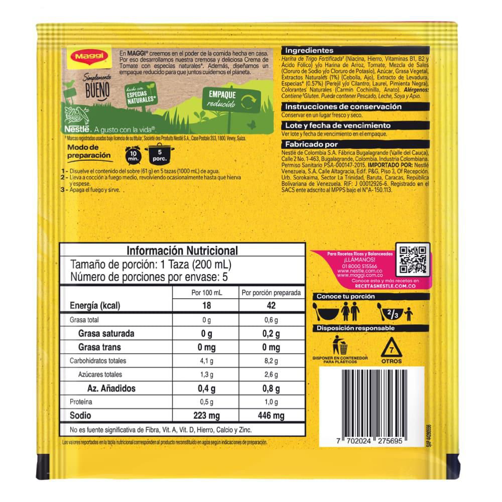 Crema de tomate MAGGI sobre (61  gr) img #3
