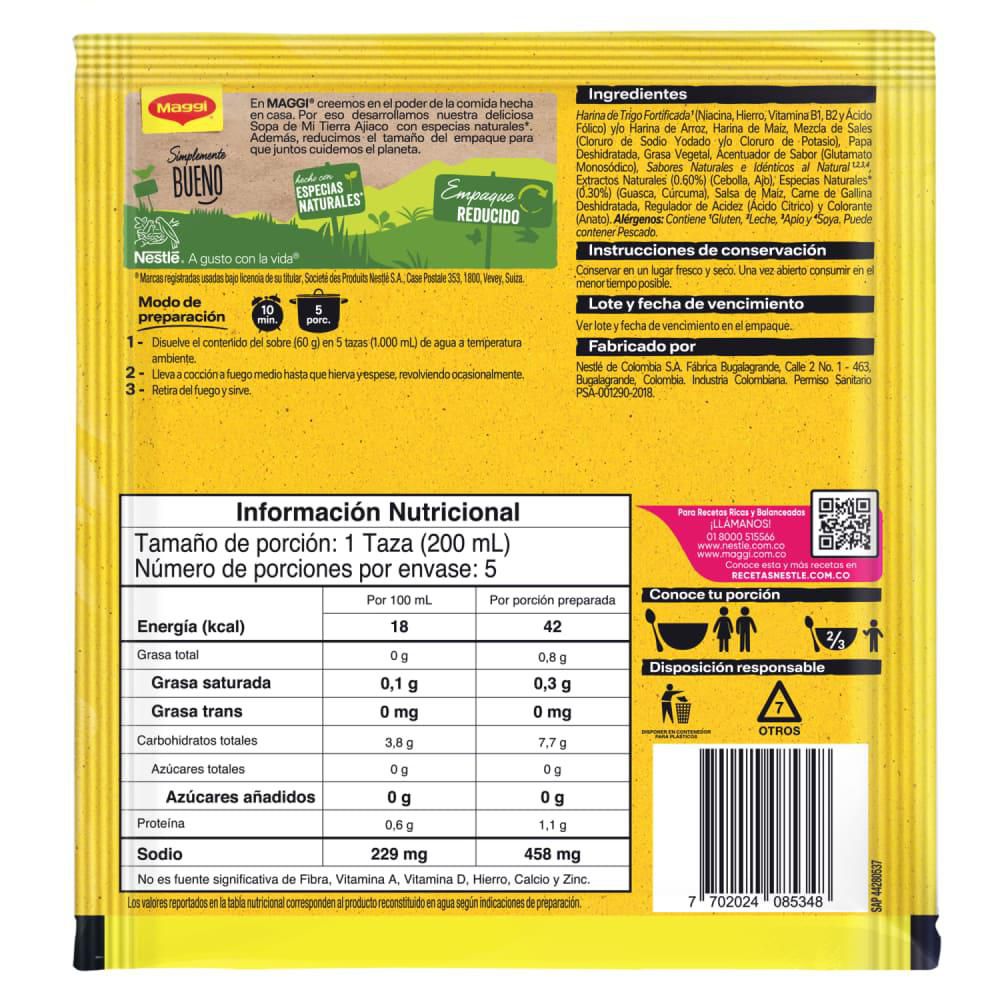 Sopas MAGGI sobre (60  gr) img #3