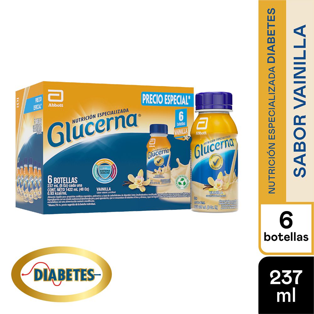 Suplemento GLUCERNA vainilla (1422  ml) img #1