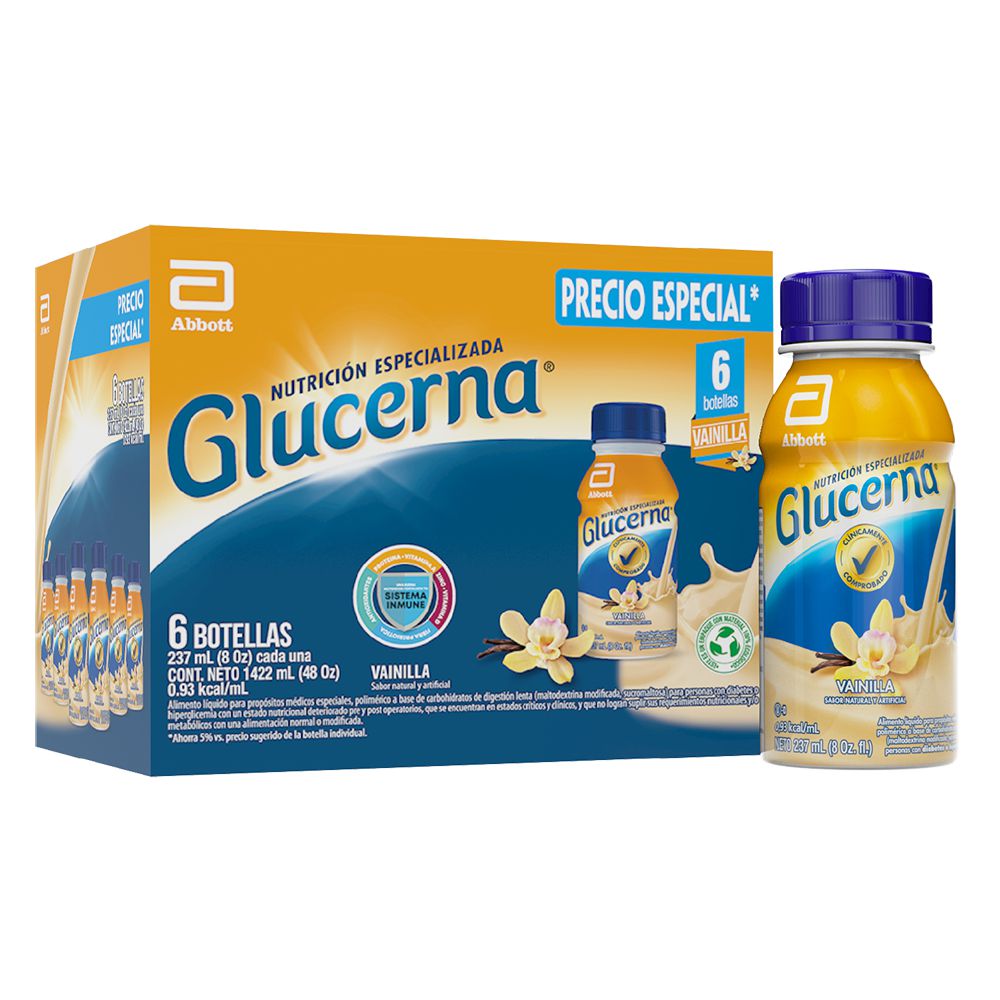 Suplemento GLUCERNA vainilla (1422  ml) img #2