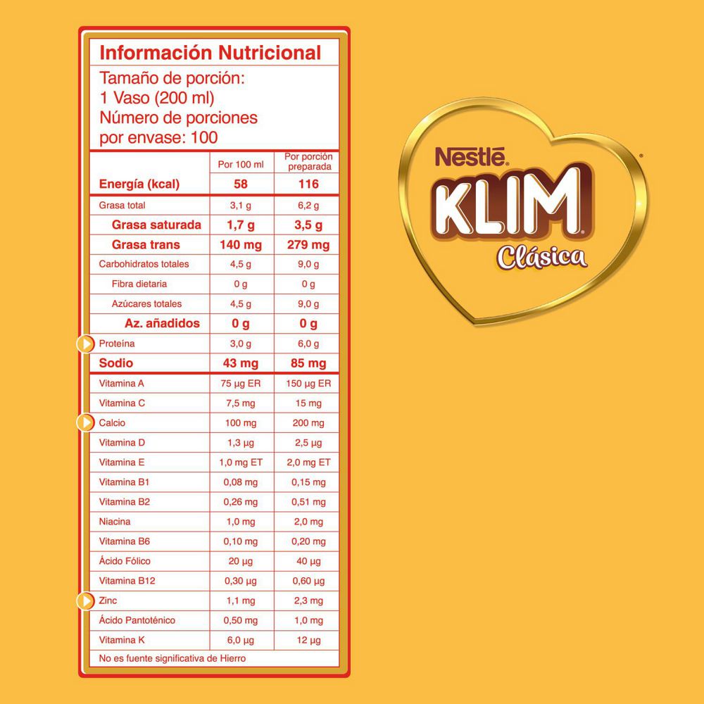 Leche KLIM en polvo entera (2400  gr) img #4