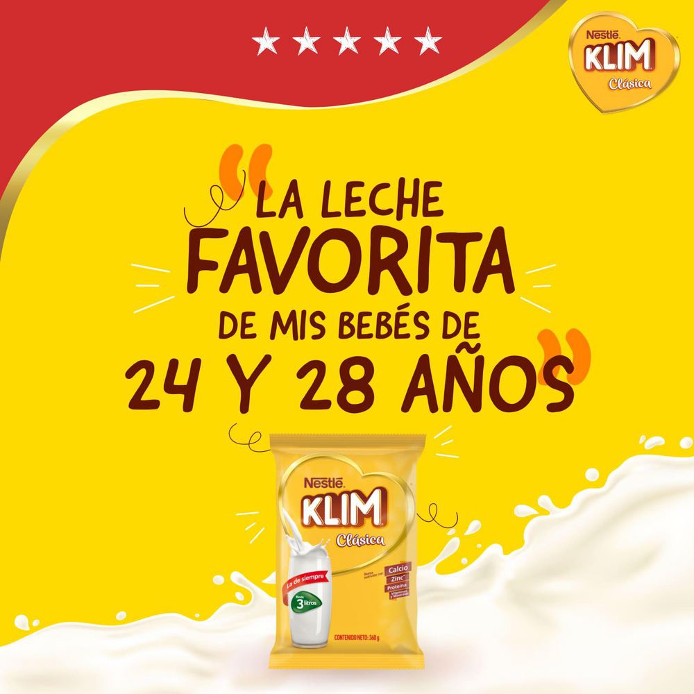 Leche KLIM en polvo clásica bolsa (840  gr) img #6