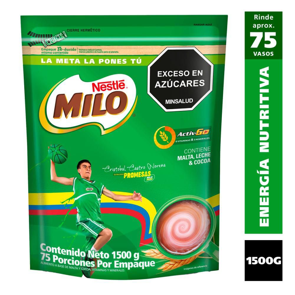 Bebida achocolatada MILO activ go energía nutritiva (1500  gr) img #1
