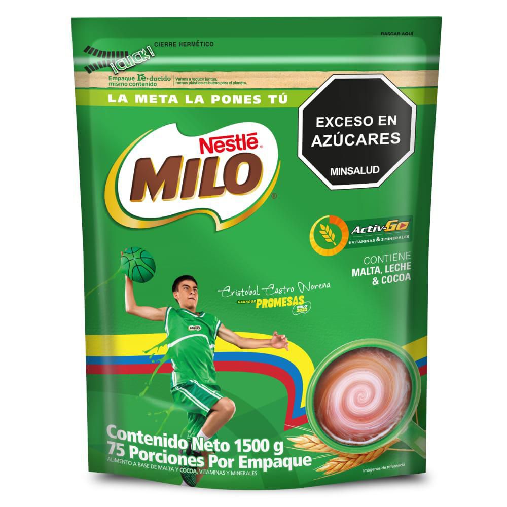 Bebida achocolatada MILO activ go energía nutritiva (1500  gr) img #2