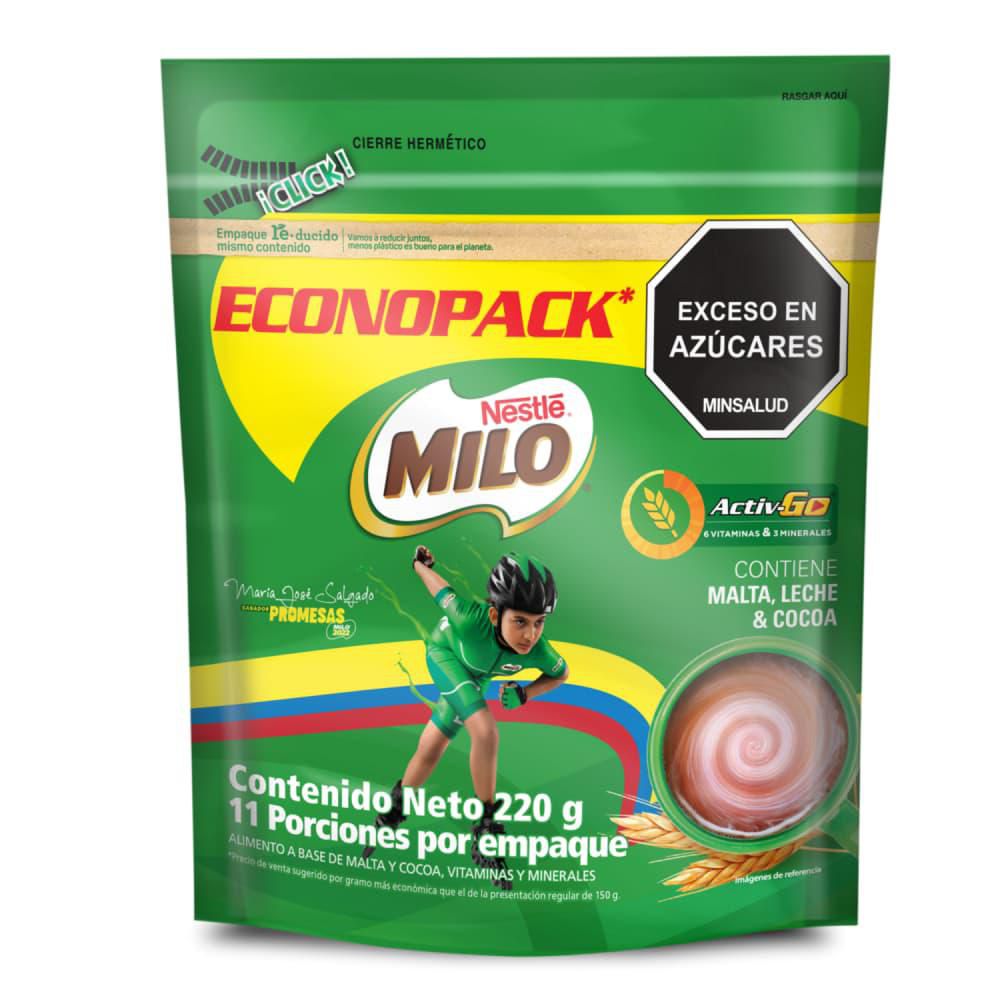Bebida achocolatada MILO activ go energía nutritiva (220  gr) img #2