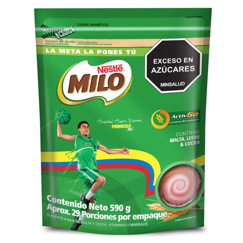 Bebida achocolatada MILO activ go energía nutritiva (590  gr) img #2