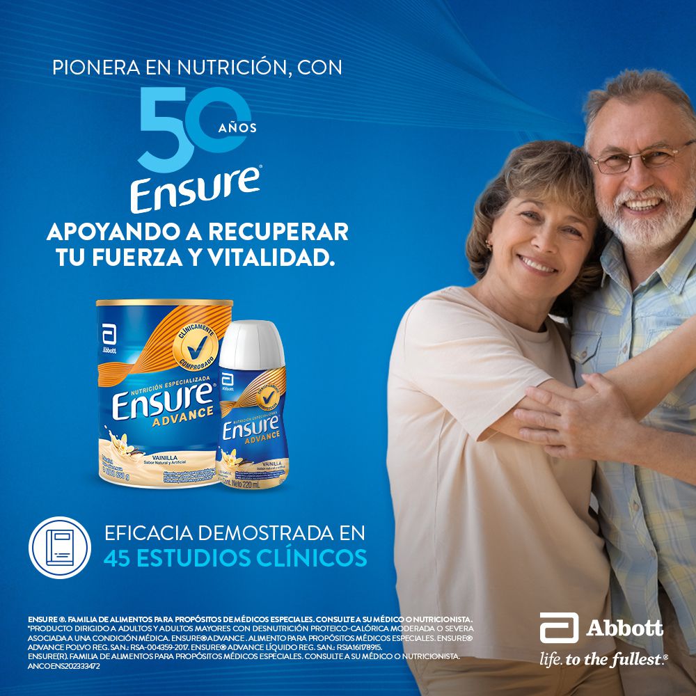 Complemento nutricional ENSURE para adultos sabor a fresa (400  gr) img #5