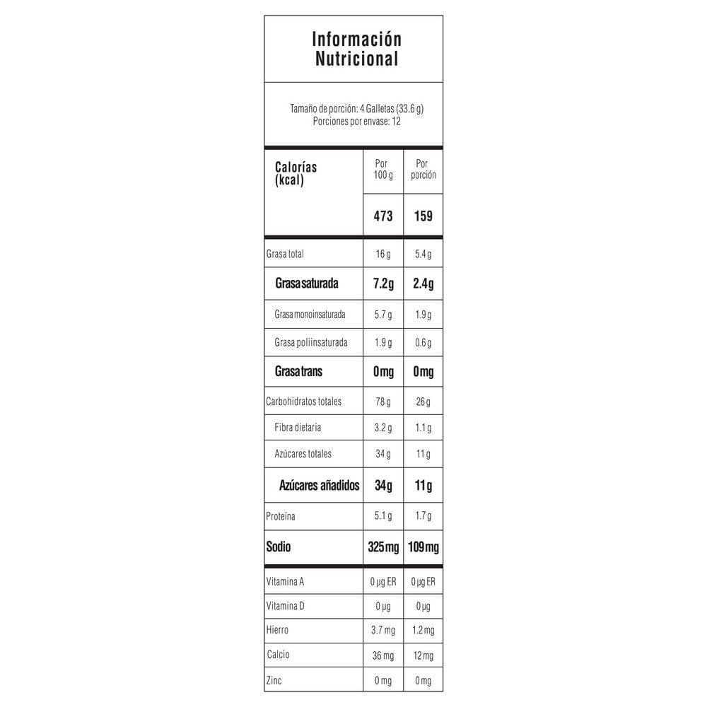 Galletas FESTIVAL chocolate x12und (403  gr) img #3