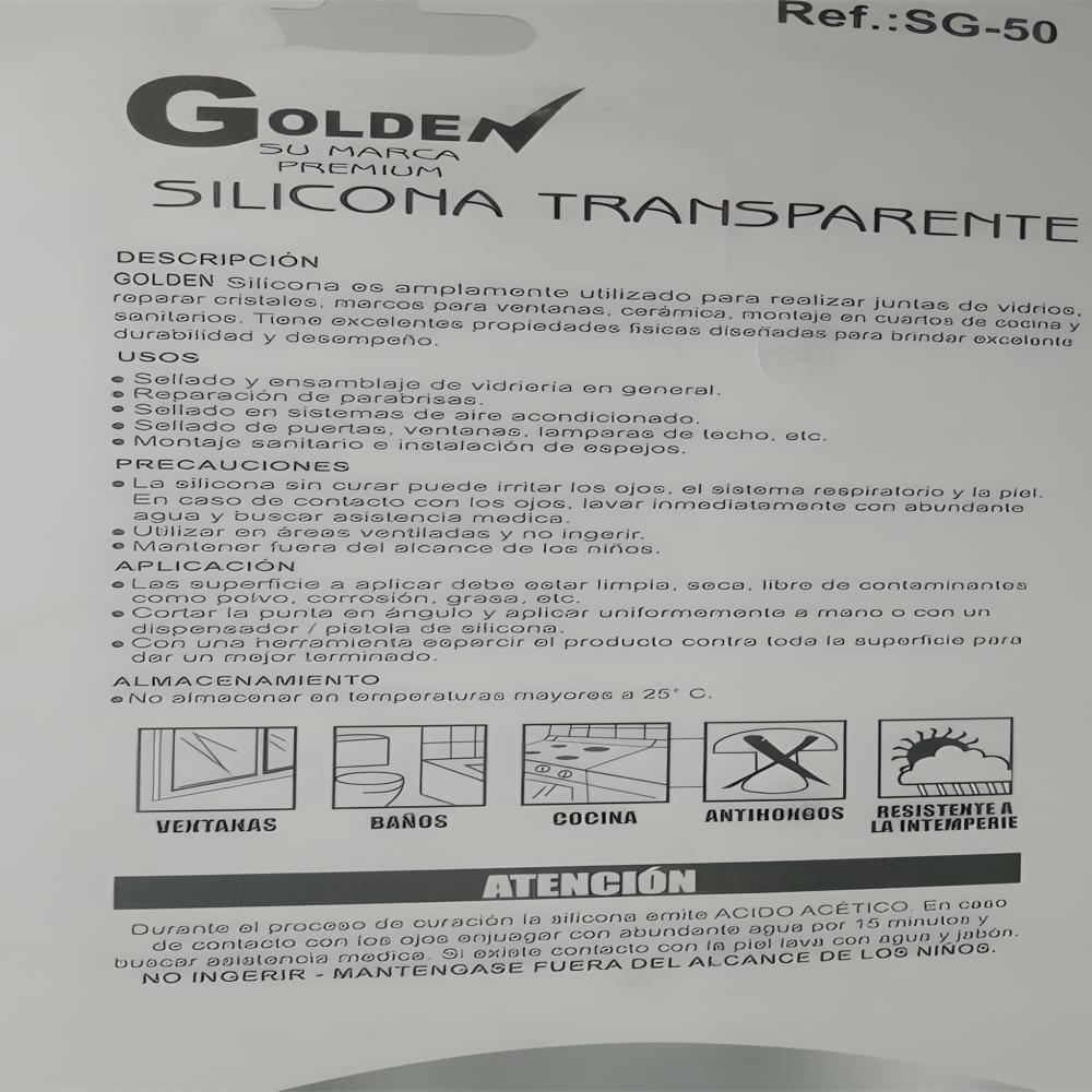 Silicona Transparente 50Gr img #2