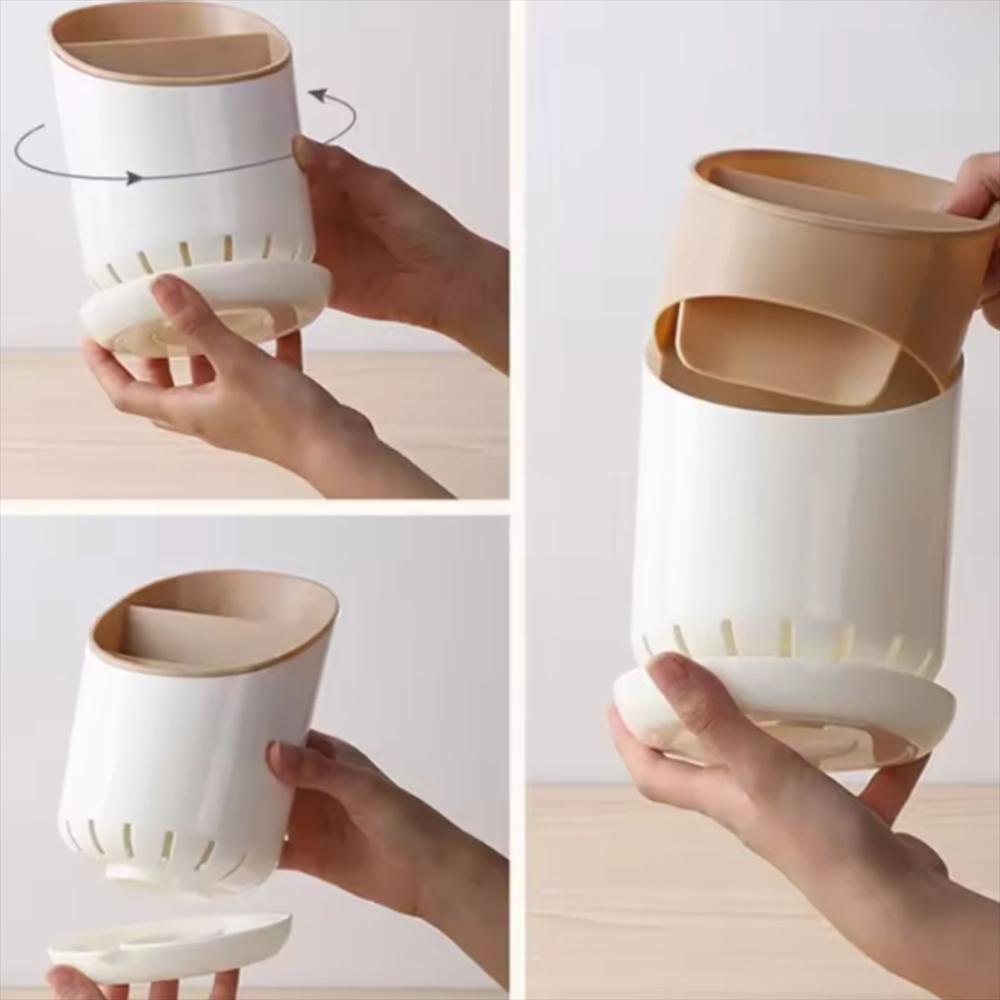 Escurridor De Plástico Para Cubiertos Con Base img #5