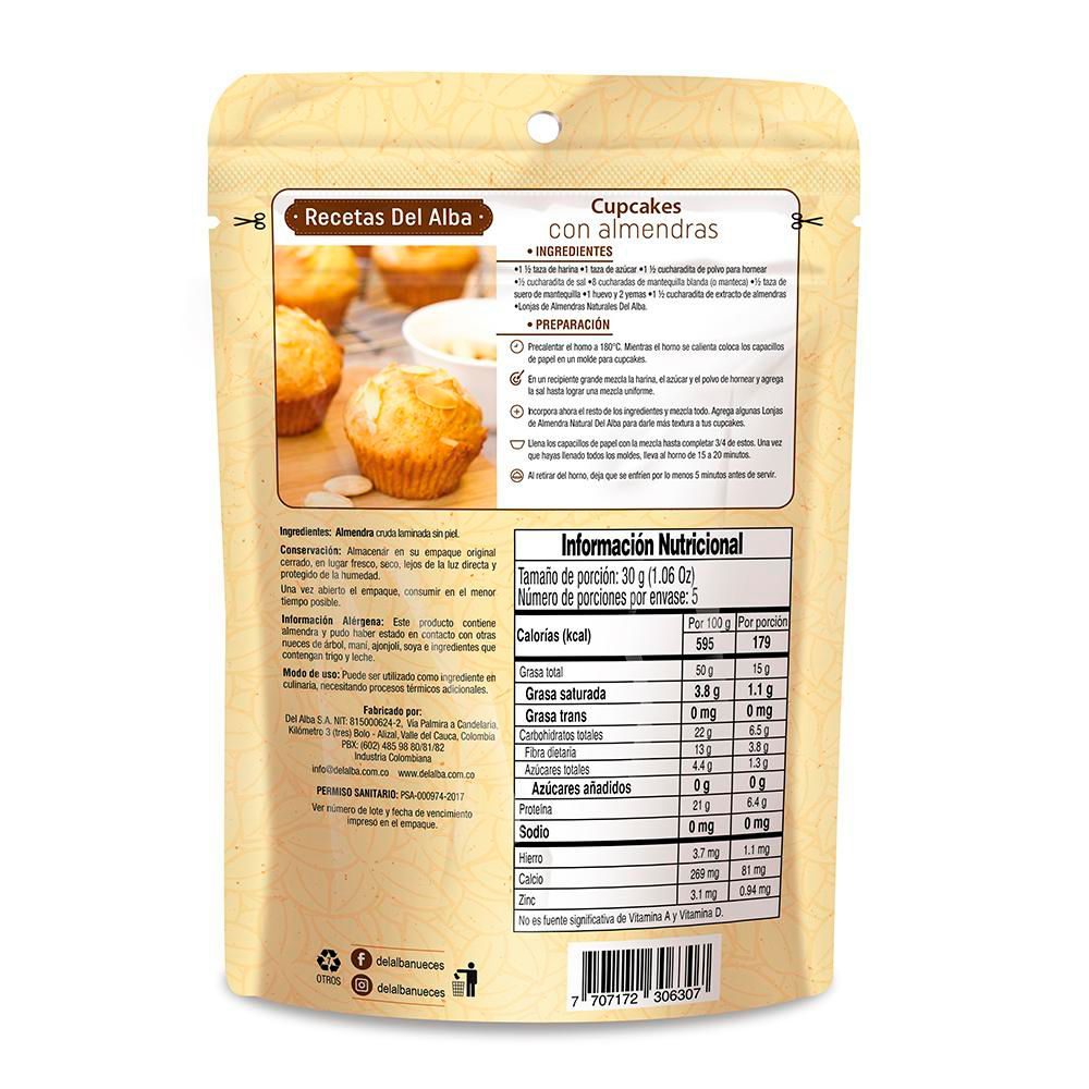 ALMENDRA EN LONJAS DEL ALBA 150  gr img #2