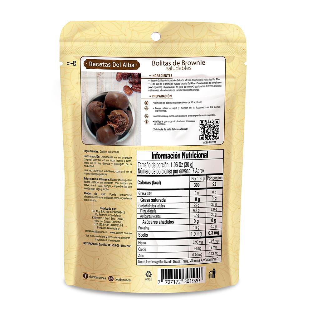 Datiles Deshidratados DEL ALBA 200  gr img #2