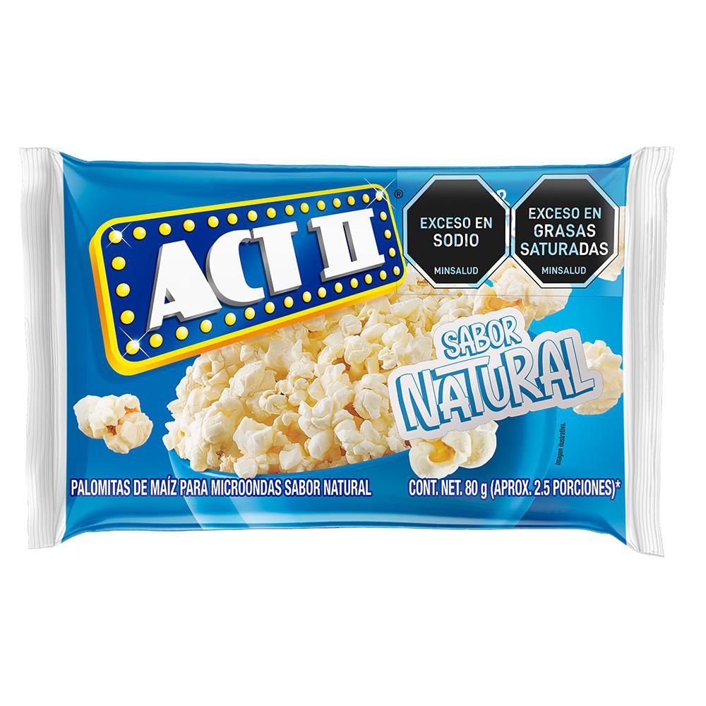 Palomitas Natural ACT II 80  gr img #1