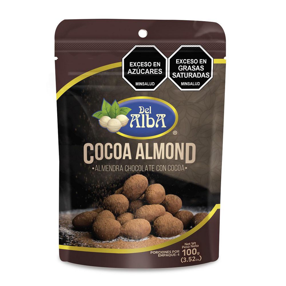 Almendras DEL ALBA chocolate cocoa (100  gr) img #2