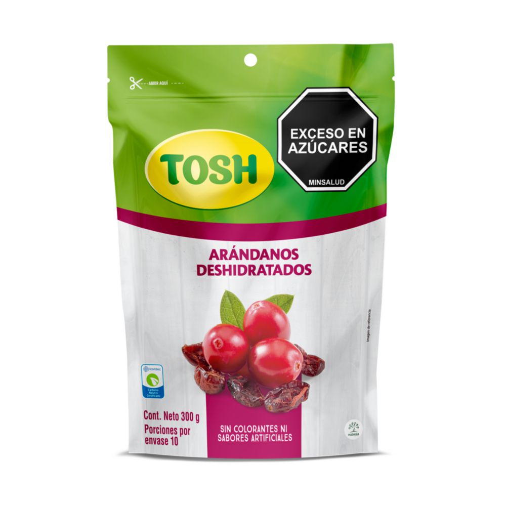 Arándanos TOSH deshidratados (300  gr) img #2
