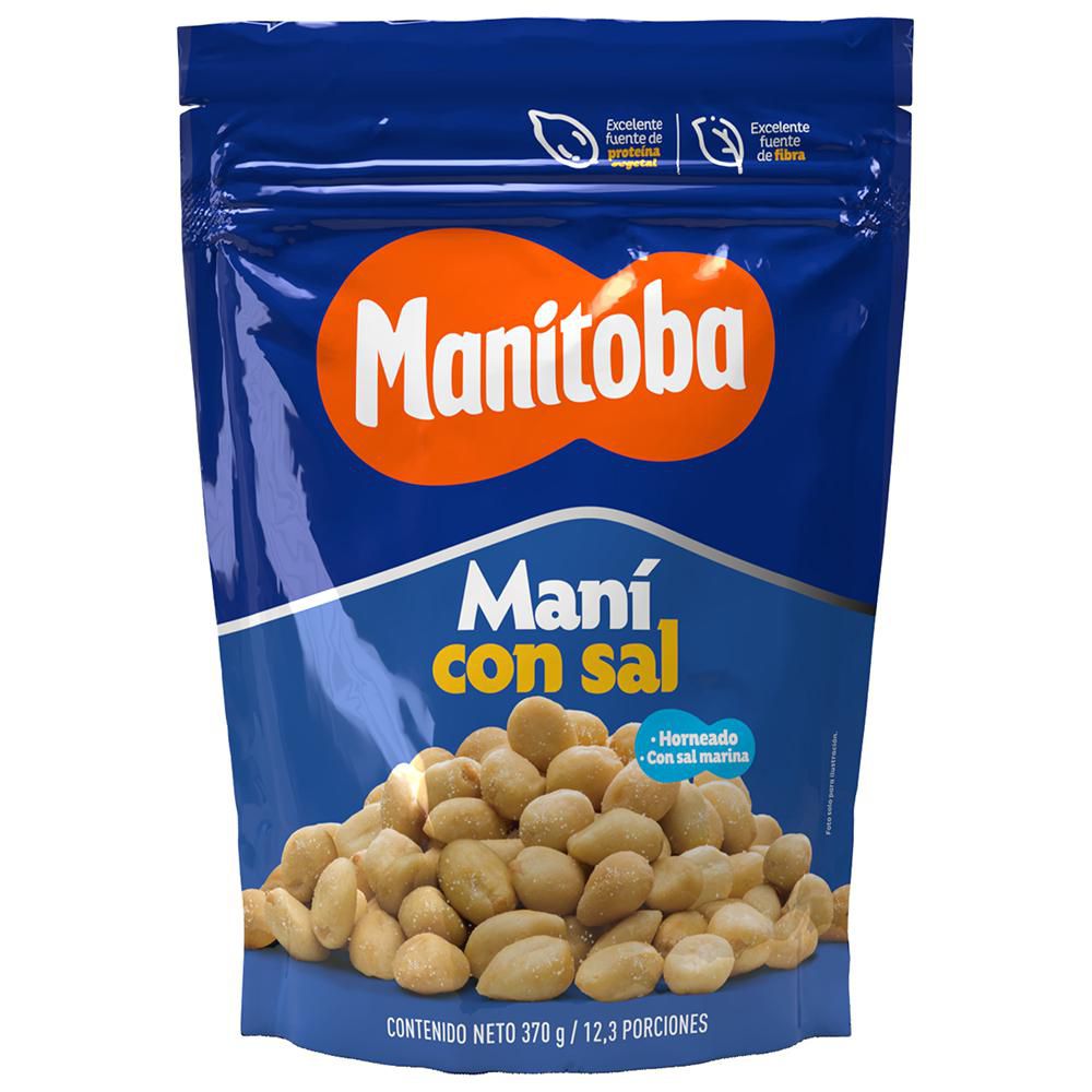Maní MANITOBA horneado sal marina (370  gr) img #1