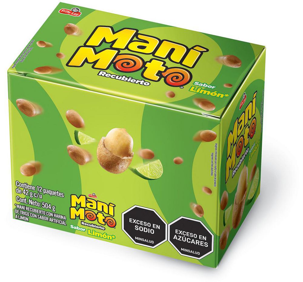 Maní MANIMOTO recubierto limón (504  gr) img #1