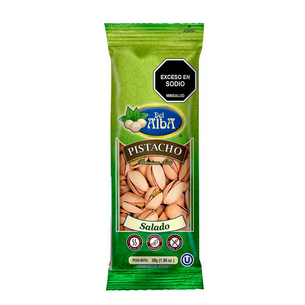 Pistachos DEL ALBA salados (30  gr) img #1