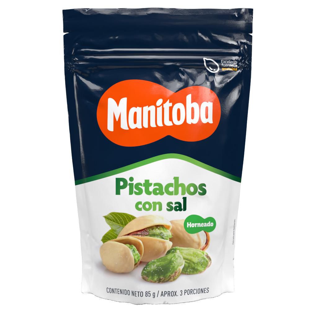 Pistachos MANITOBA horneados con sal (85  gr) img #1