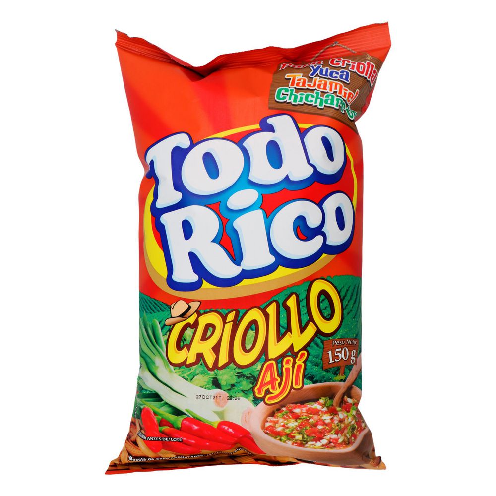 Pasabocas TODO RICO criollo ají (150  gr) img #1