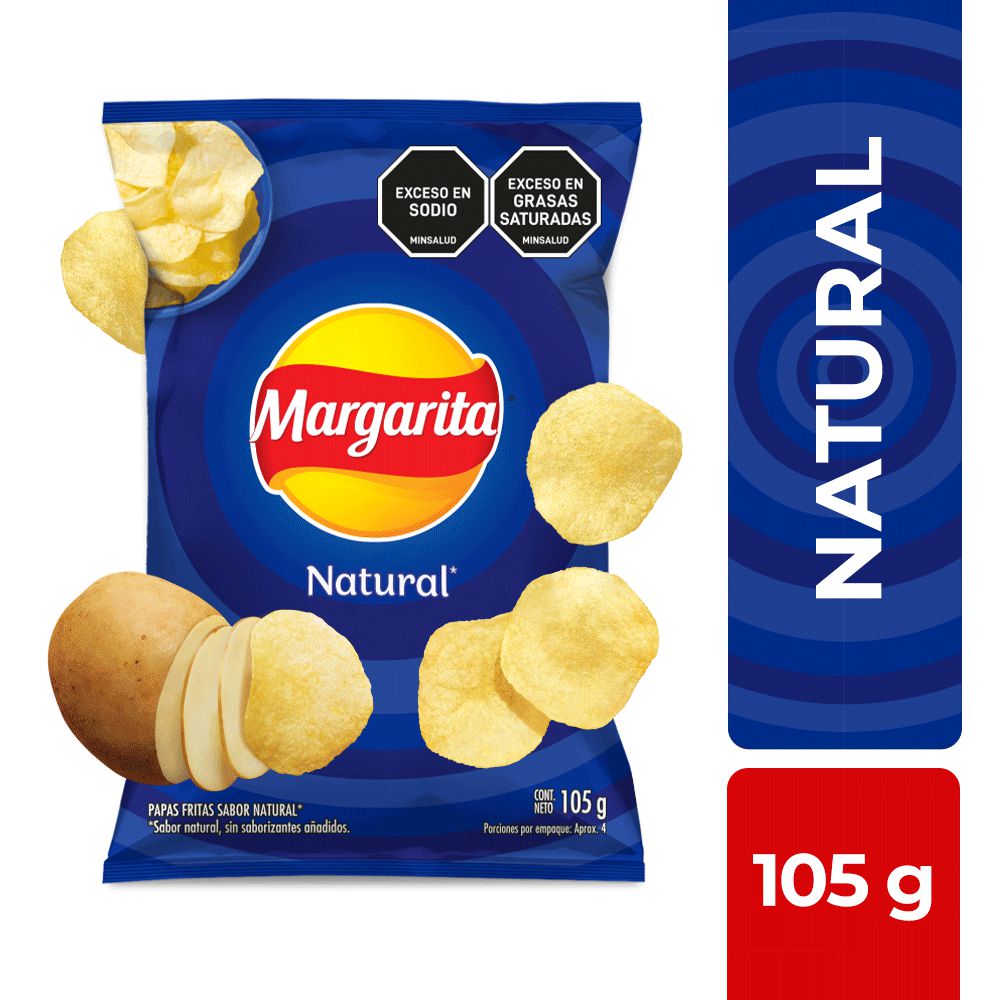 Papas MARGARITA naturales (105  gr) img #1
