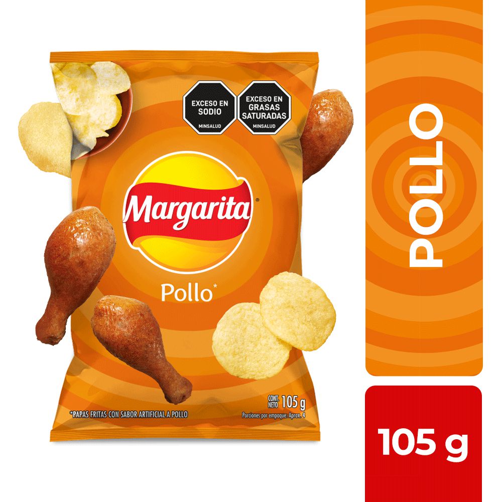 Papas MARGARITA de pollo (105  gr) img #1