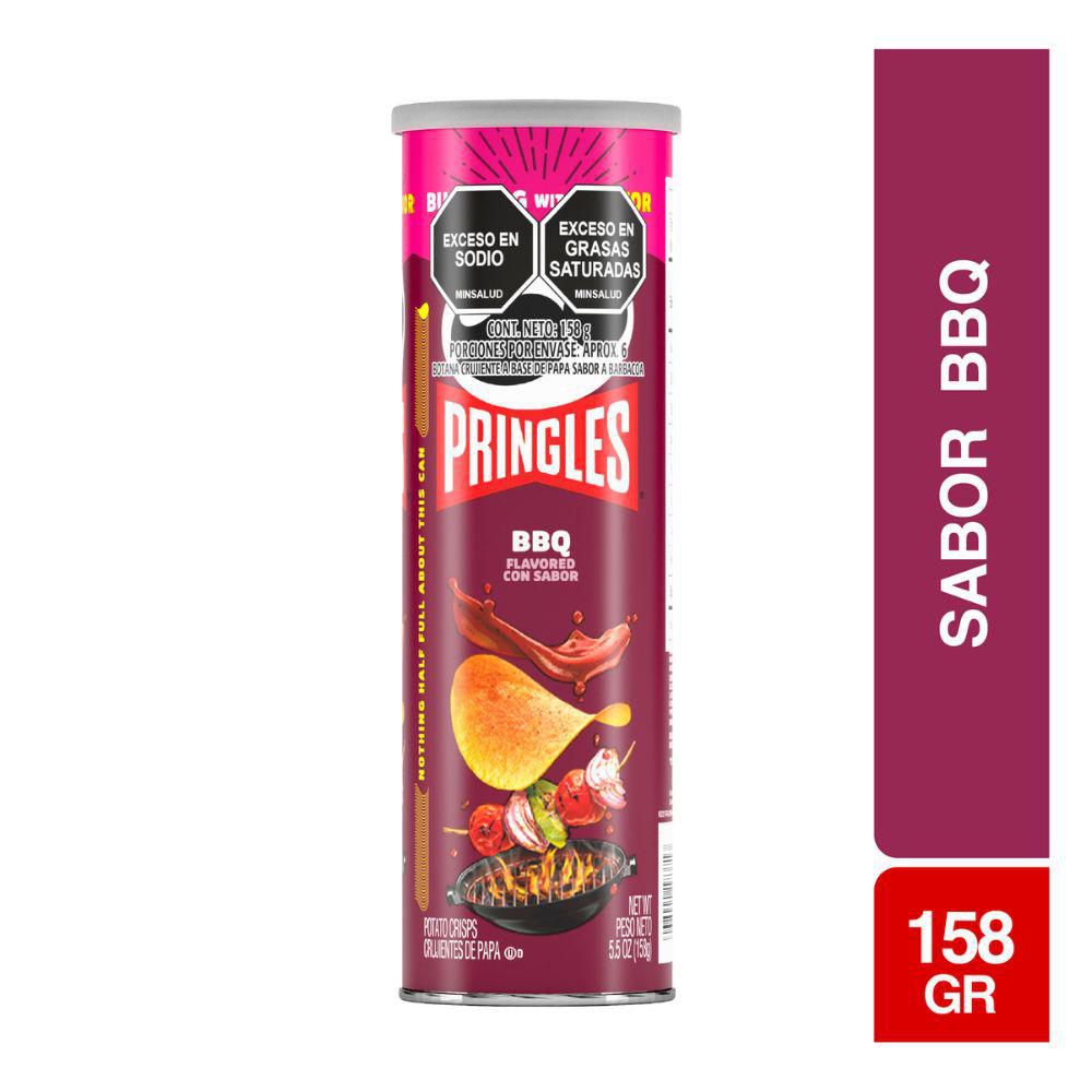 Papas PRINGLES sabor BBQ (158  gr) img #1