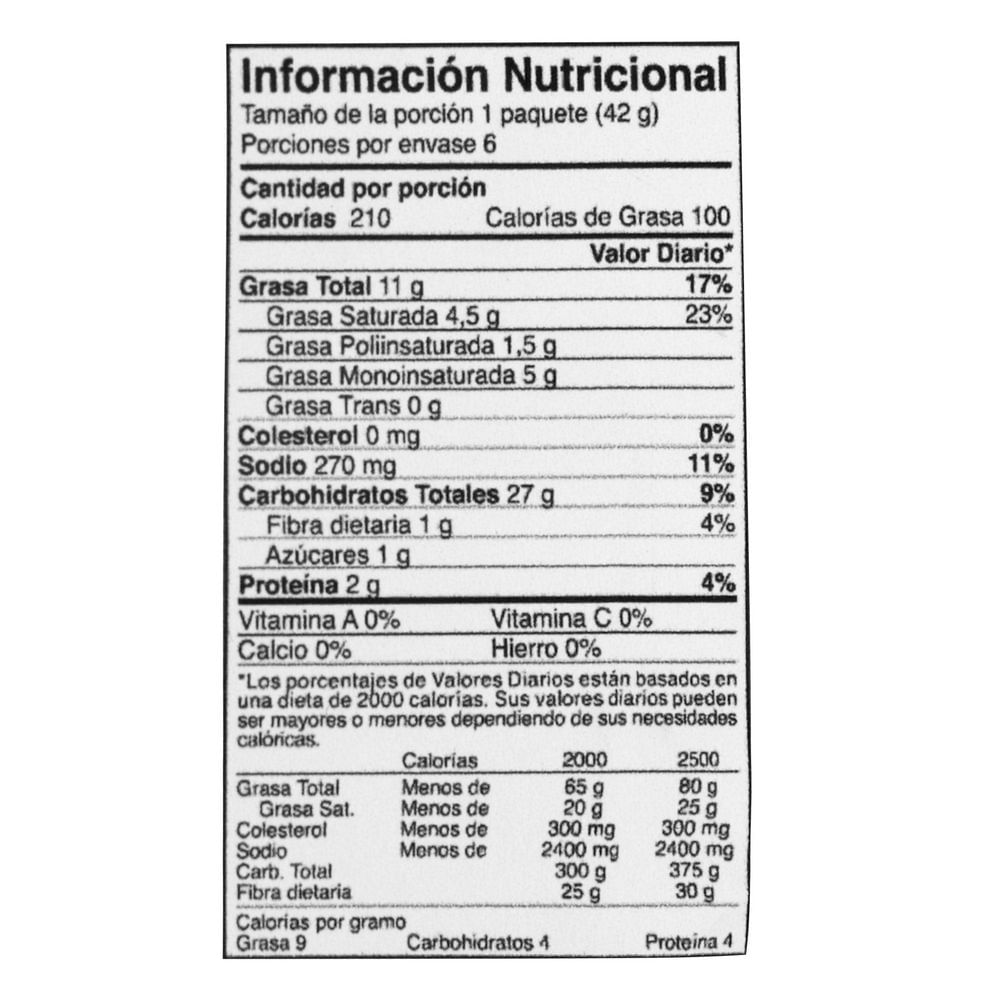 Cheese tris FRITO LAY sabor queso (252  gr) img #2