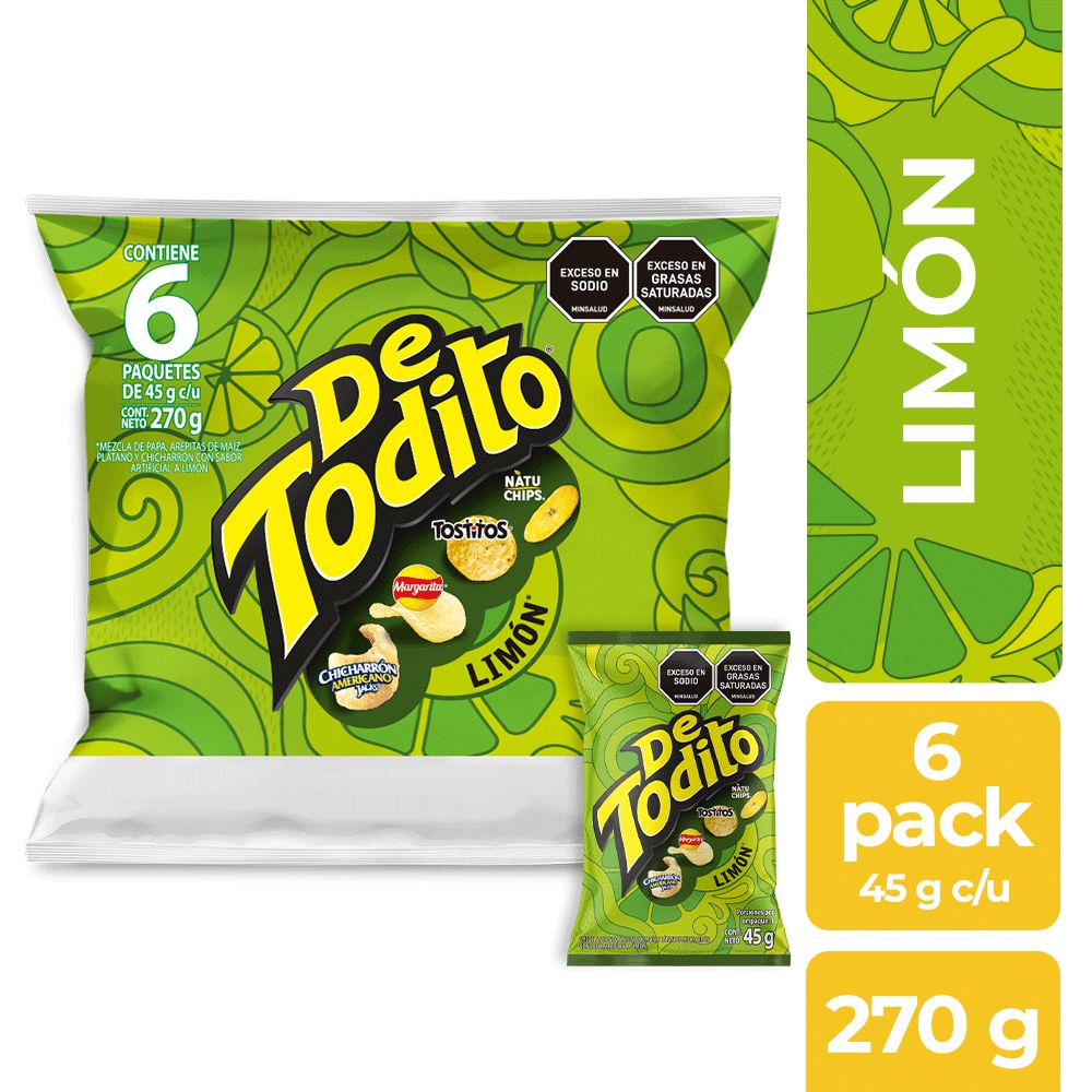 Pasabocas DETODITO limón (270  gr) img #1