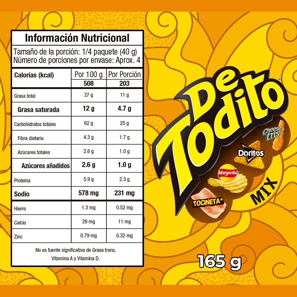 Pasabocas DETODITO pasaboca (165  gr) img #3