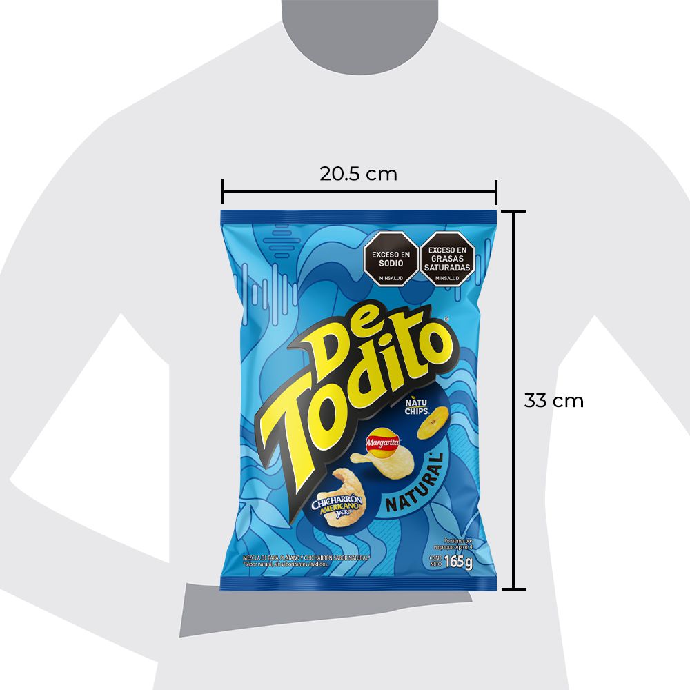 Pasabocas DETODITO naturales (165  gr) img #2