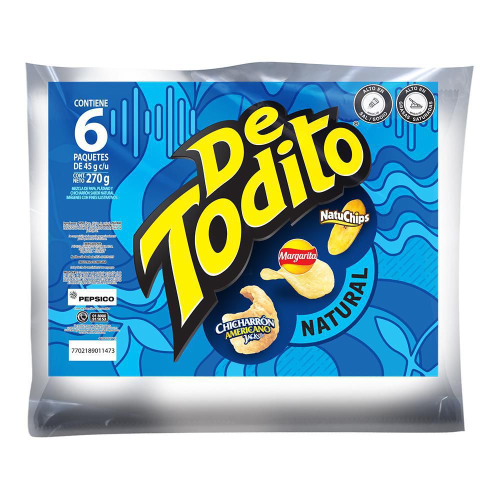 Pasabocas DETODITO naturales (270  gr) img #1