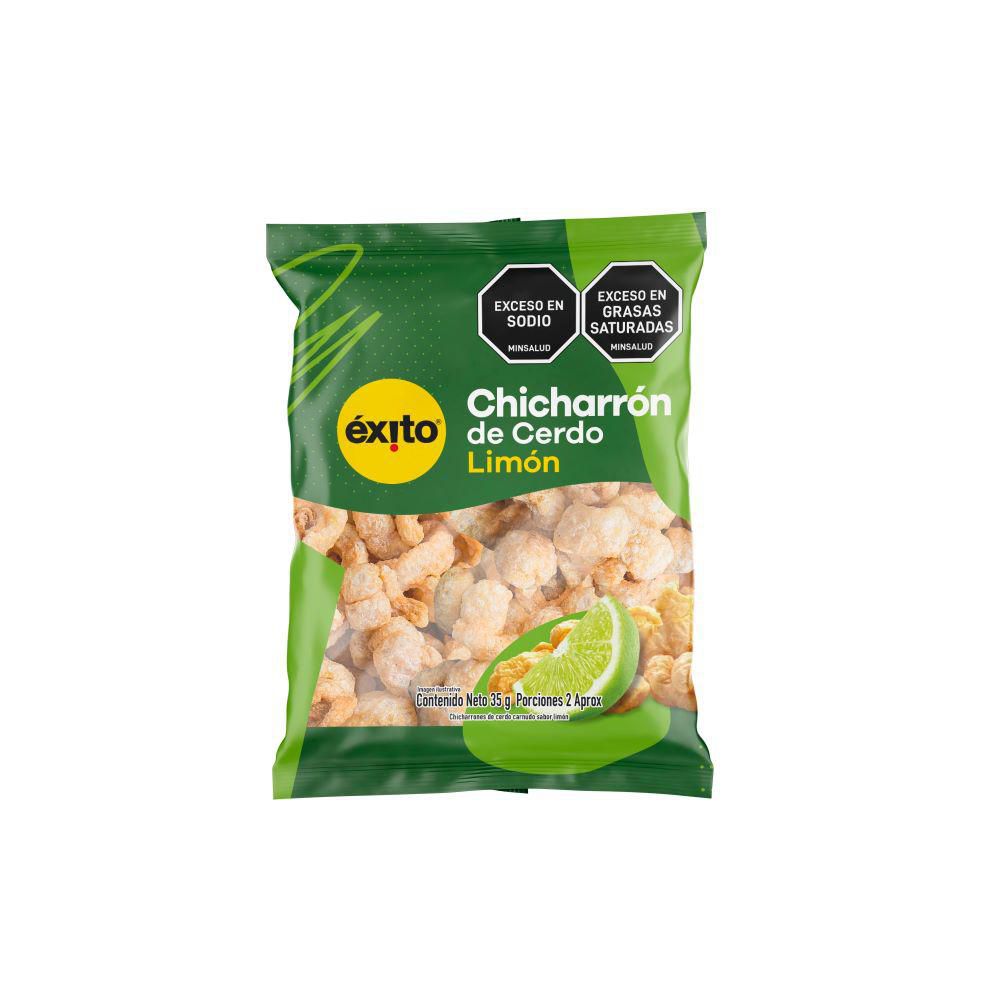 Chicharrón EXITO MARCA PROPIA de limón (35  gr) img #1