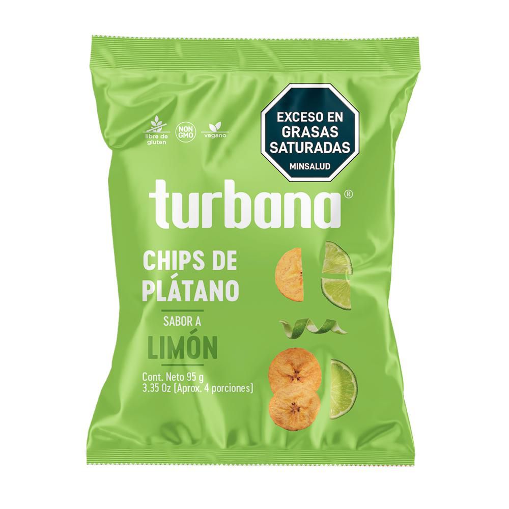 Platanitos TURBANA CHIPS de limón (95  gr) img #1