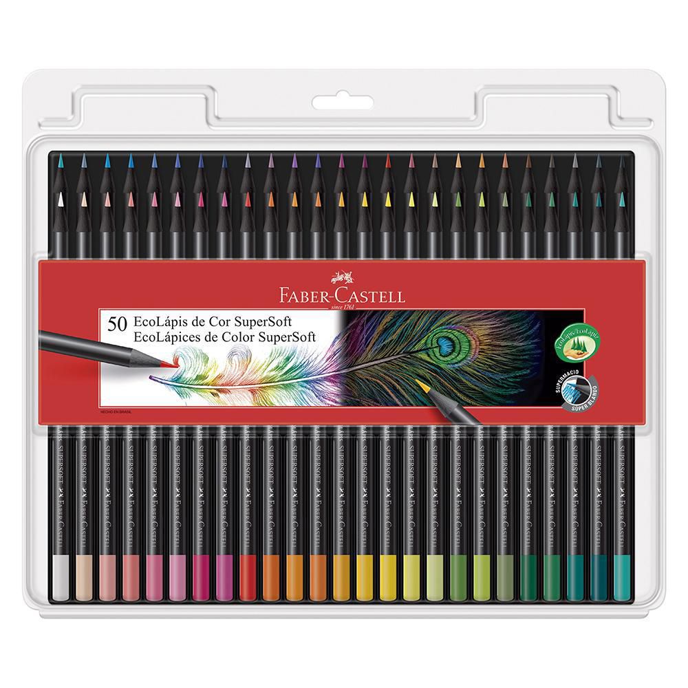 Colores Ecolápices Supersoft X50 Unds FABER CASTELL img #1