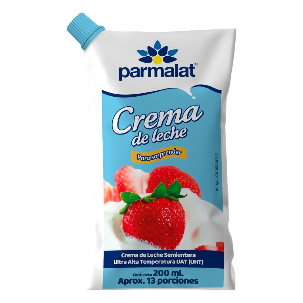 Crema de leche PARMALAT semientera uht (200  ml) img #1