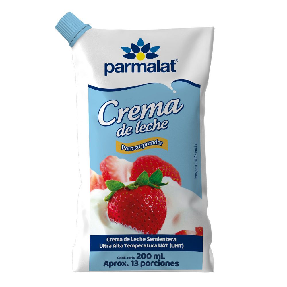Crema de leche PARMALAT semientera uht (200  ml) img #2